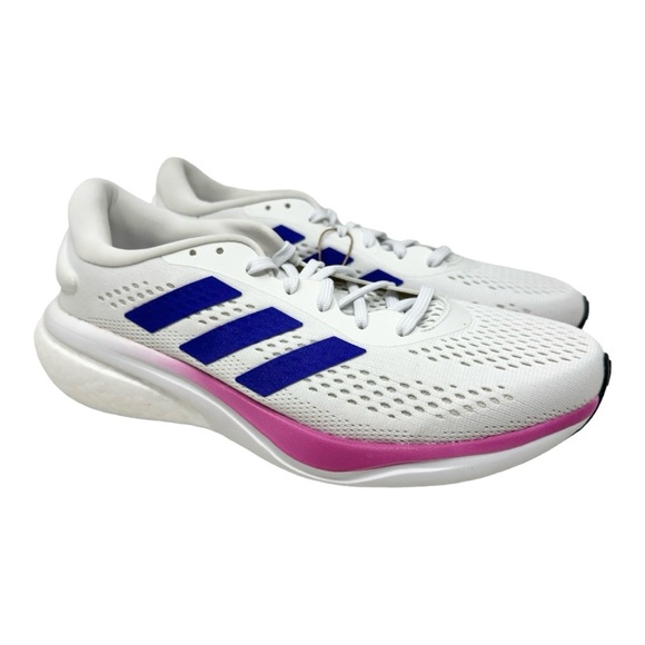 Adidas Men’s Supernova 2 HQ9939 White/Blue/Pink Size 9 - Picture 1 of 10